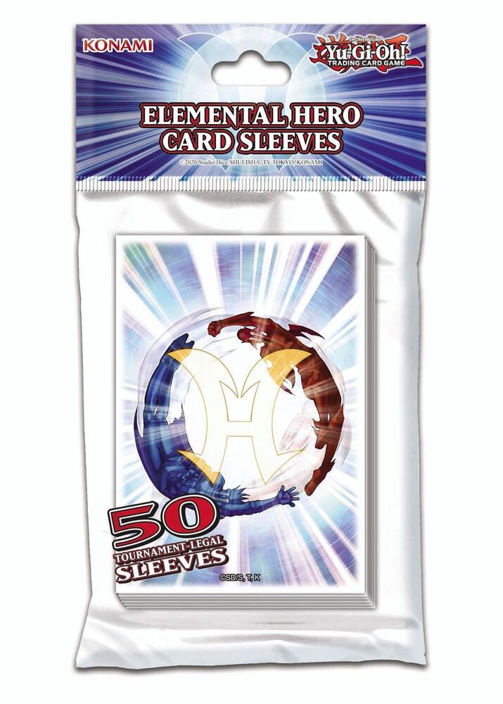 Yu-Gi-Oh! Elemental Hero Card Sleeves (50-pack) - Konami Card