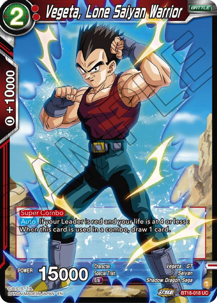 Vegeta, Lone Saiyan Warrior - Dawn of the Z-Legends - Dragon Ball