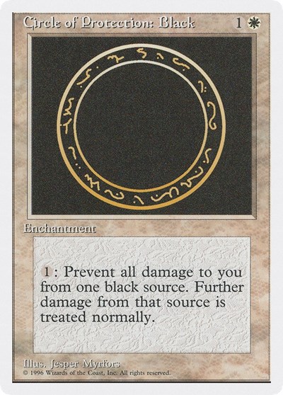 Circle of Protection Black
