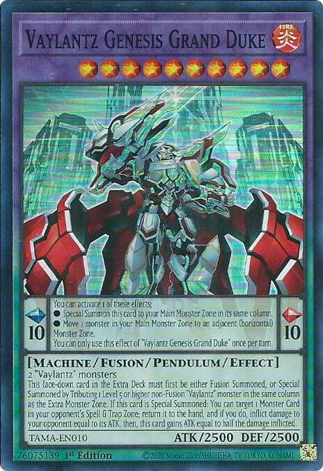 Vaylantz Genesis Grand Duke - Tactical Masters - YuGiOh