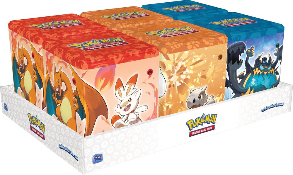 【希少】ボーズの〇〇タイム Vol.1,2,剣,盾 ボックス付 Pokemon Stacking Tins: Fighting-Fire-Darkness Display - SWSH11