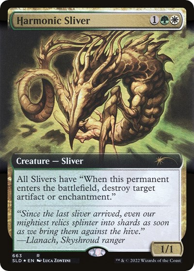 Harmonic Sliver Extended Art