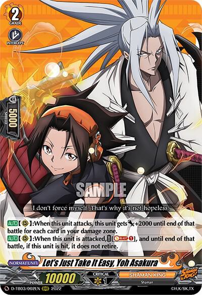 Let's Just Take It Easy, Yoh Asakura