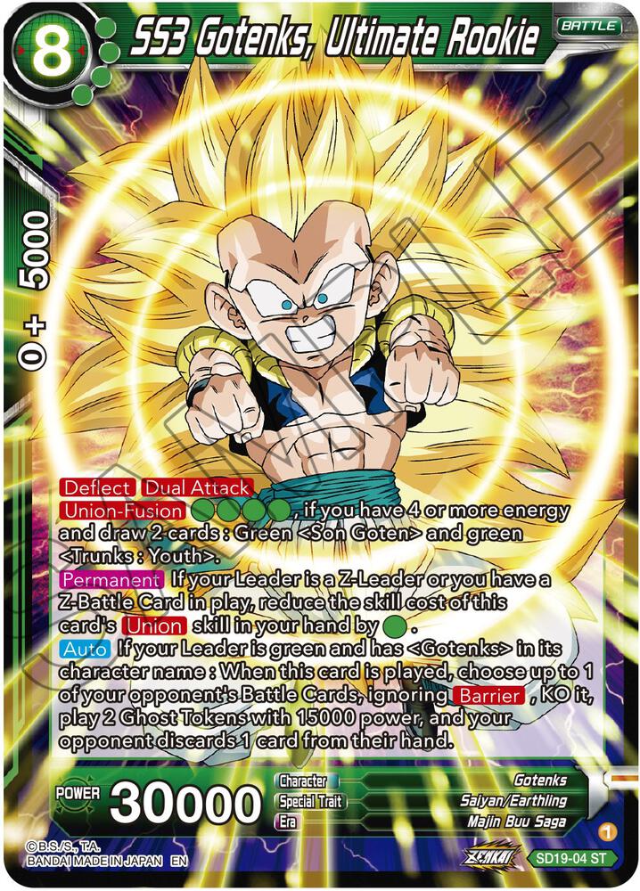 SS3 Gotenks, Ultimate Rookie - Dawn of the Z-Legends - Dragon Ball