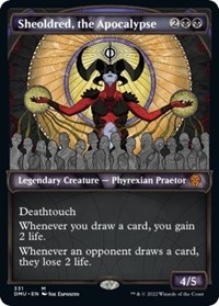 Sheoldred, the Apocalypse (Textured Foil) - Dominaria United - Magic: The Gathering