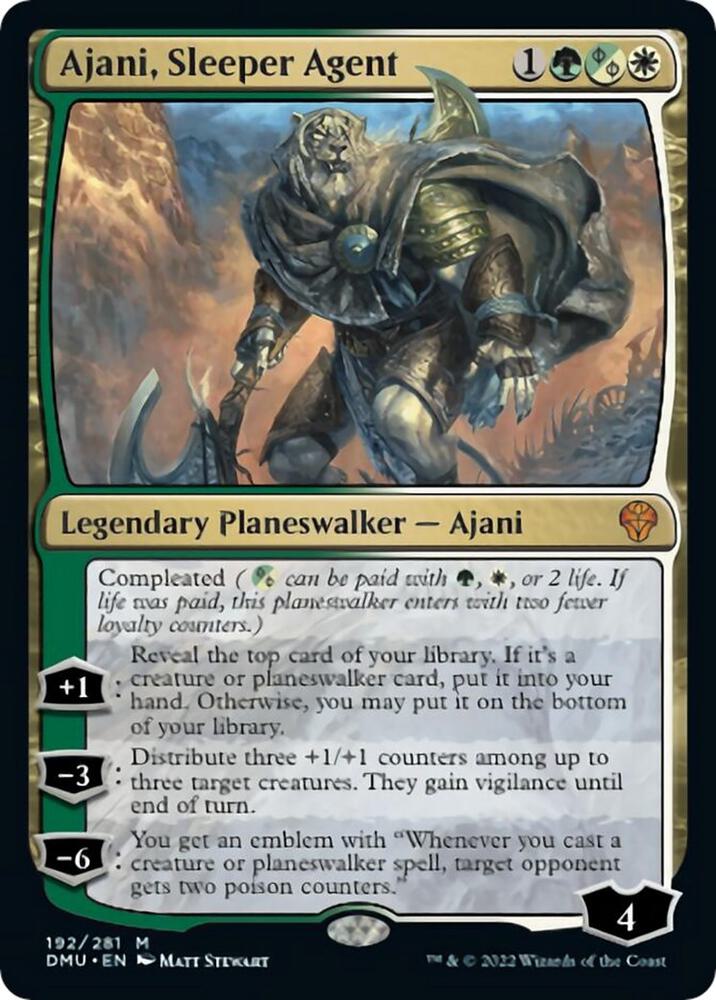 Ajani, Sleeper Agent - Dominaria United - Magic: The Gathering