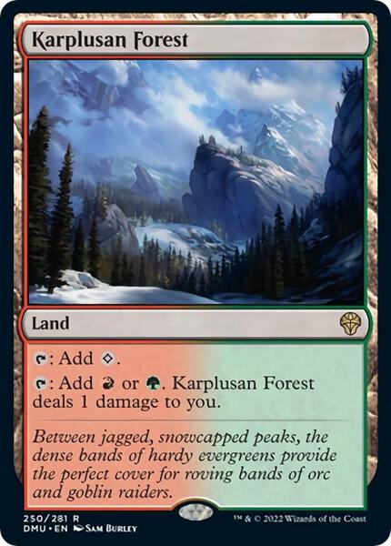 Karplusan Forest - Dominaria United - Magic: The Gathering
