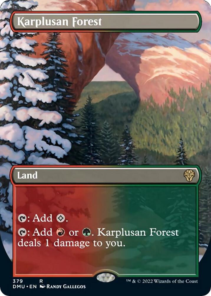 Karplusan Forest (Borderless) - Dominaria United - Magic