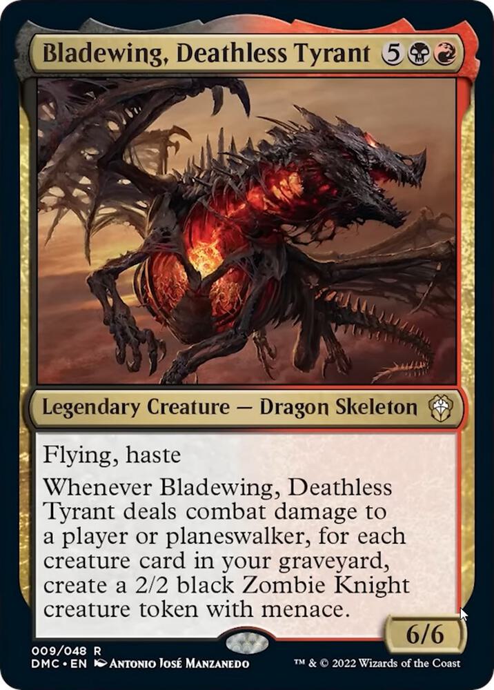 Bladewing, Deathless Tyrant - Commander: Dominaria United - Magic