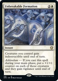 Unbreakable Formation (Commander: Dominaria United)