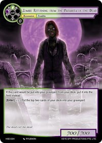 Zombie Returning from the Paramita of the Dead