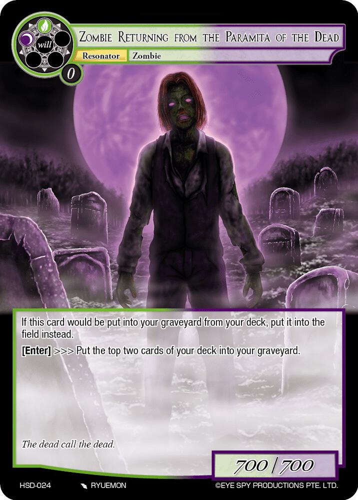Zombie Returning from the Paramita of the Dead