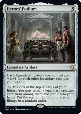 MtG Dominaria United Commander Rare Heroes' Podium #185