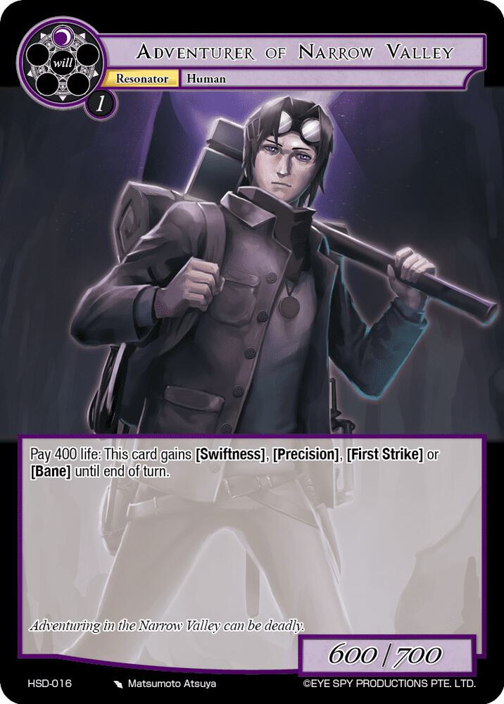 Adventurer of Narrow Valley
