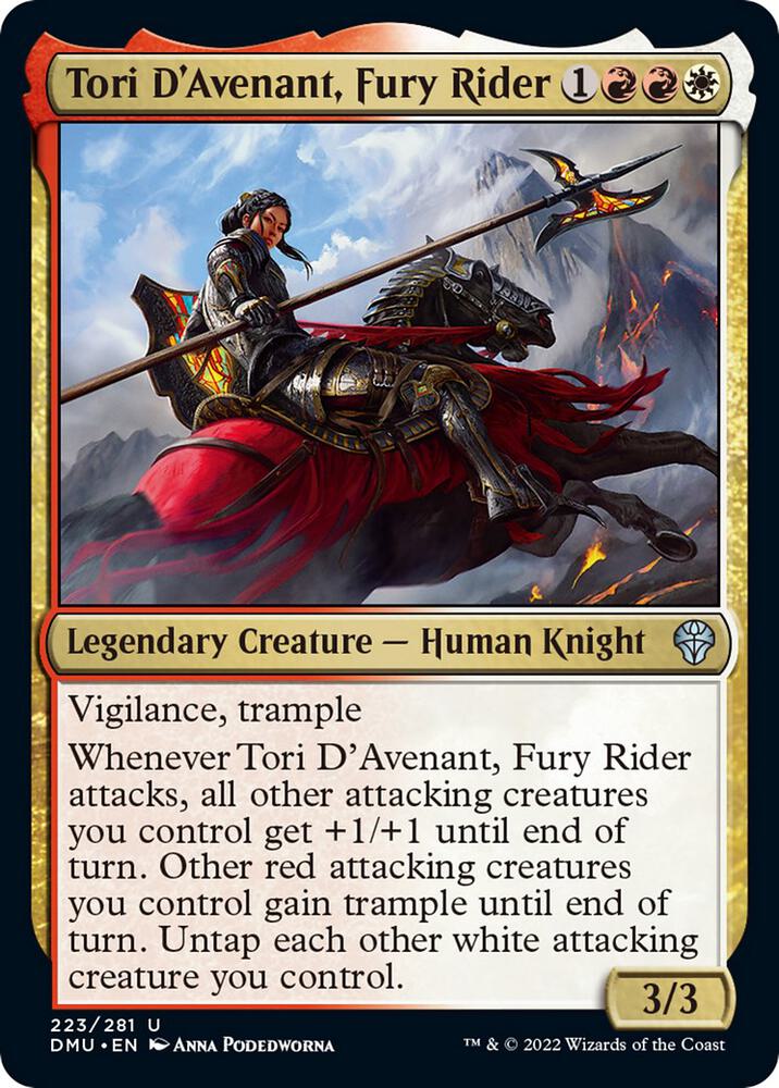 Tori D'Avenant, Fury Rider - Dominaria United - Magic: The