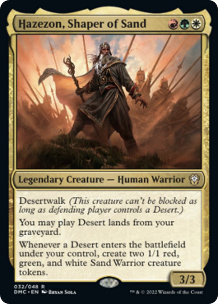 Hazezon, Shaper of Sand - Commander: Dominaria United - Magic: The