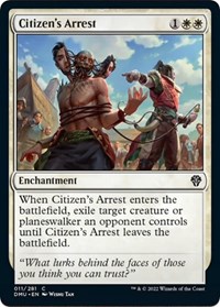 Citizen's Arrest - Dominaria United - Magic: The Gathering card