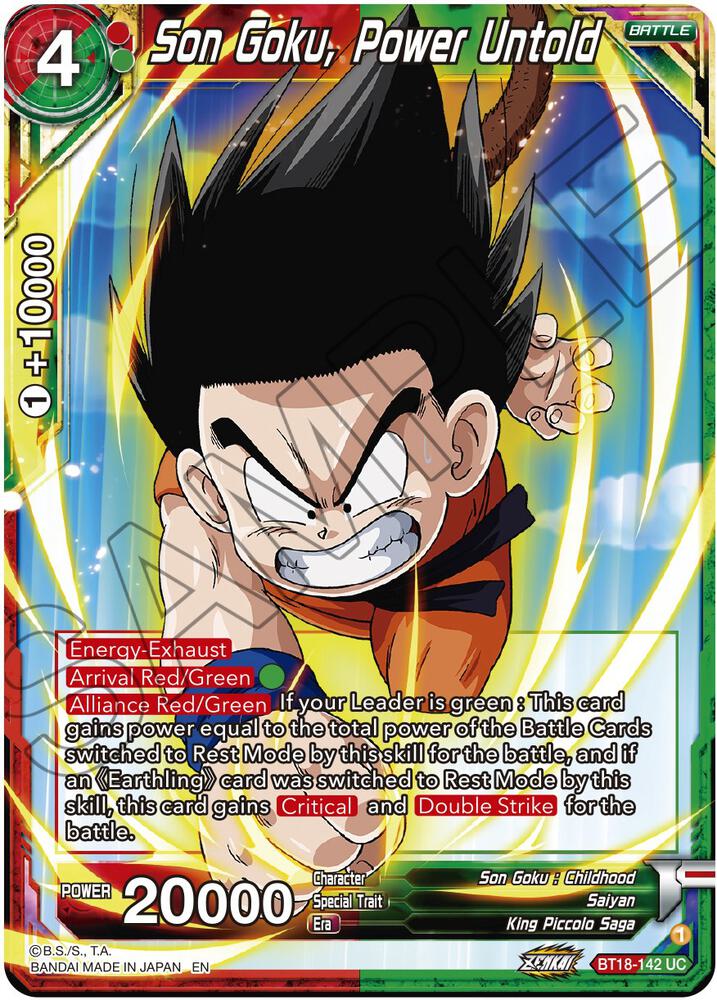 Son Goku, Power Untold - Dawn of the Z-Legends - Dragon Ball Super