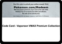 Code Card - Vaporeon VMAX Premium Collection · Miscellaneous Cards & Products · #— · Normal