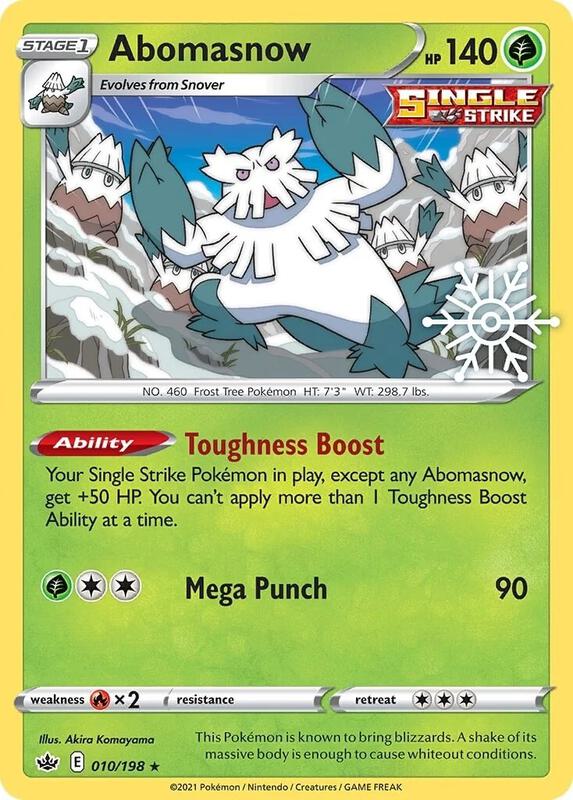 Abomasnow - 010/198 (Holiday Calendar) 010/198 from Miscellaneous Cards & Products
