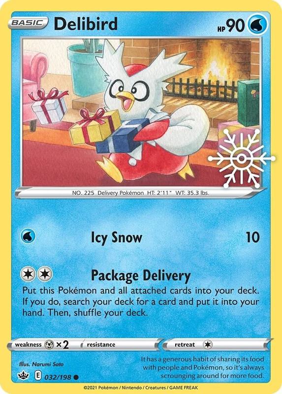 Delibird - 032/198 (Holiday Calendar) 032/198 from Miscellaneous Cards & Products
