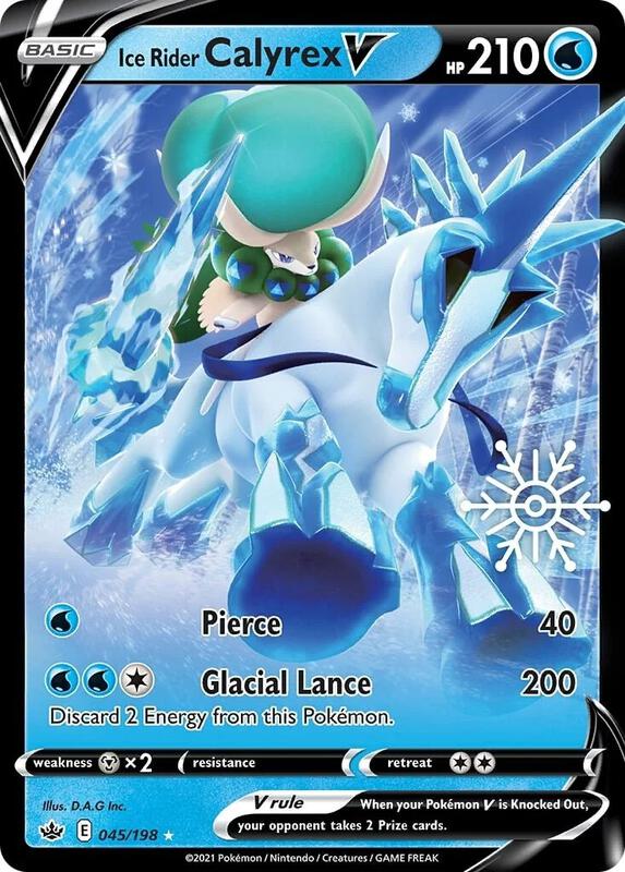 Ice Rider Calyrex V - 045/198 (Holiday Calendar) 045/198 from Miscellaneous Cards & Products