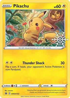 Pikachu - SWSH153 (Holiday Calendar)