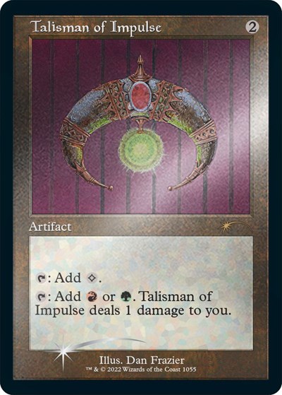 Talisman of Impulse Retro Frame Foil Etched
