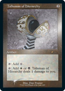 Talisman of Hierarchy Retro Frame Foil Etched
