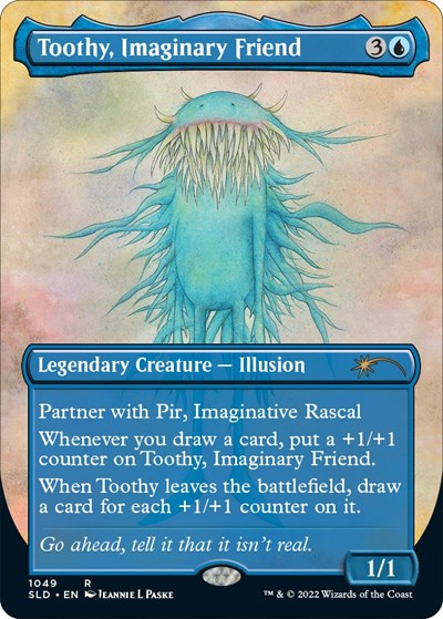 Toothy Imaginary Friend Borderless