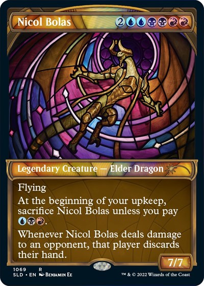 Nicol Bolas Stained Glass Textured Foil