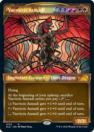 Vaevictis Asmadi Stained Glass Textured Foil