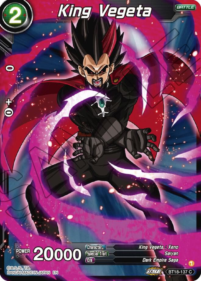 King Vegeta - Dawn of the Z-Legends - Dragon Ball Super: Masters