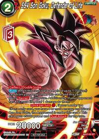 SS4 Son Goku, Defender of Life (ZENKAI Celebration Pack) card art