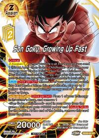 Son Goku, Growing Up Fast (ZENKAI Celebration Pack) card art