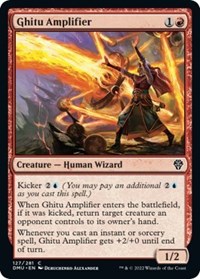 Ghitu Amplifier - Dominaria United - Magic: The Gathering card