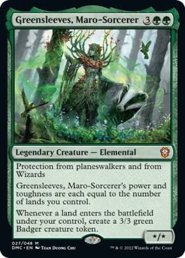 Magic the Gathering Trading Card Game Dominaria United Commander Mythic Rare Greensleeves, Maro-Sorcerer #27 [Set Booster]