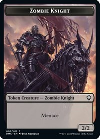 Zombie Knight // Knight Double-Sided Token