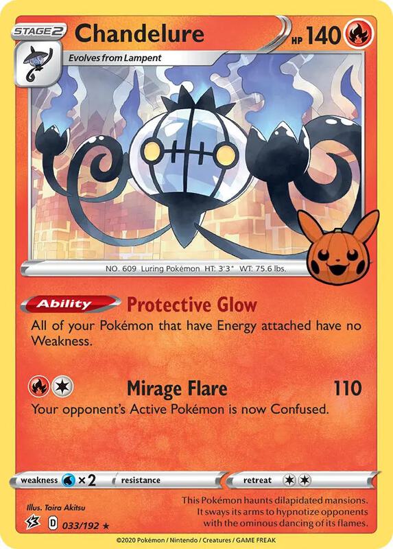 Chandelure 033/192 from Trick or Trade BOOster Bundle