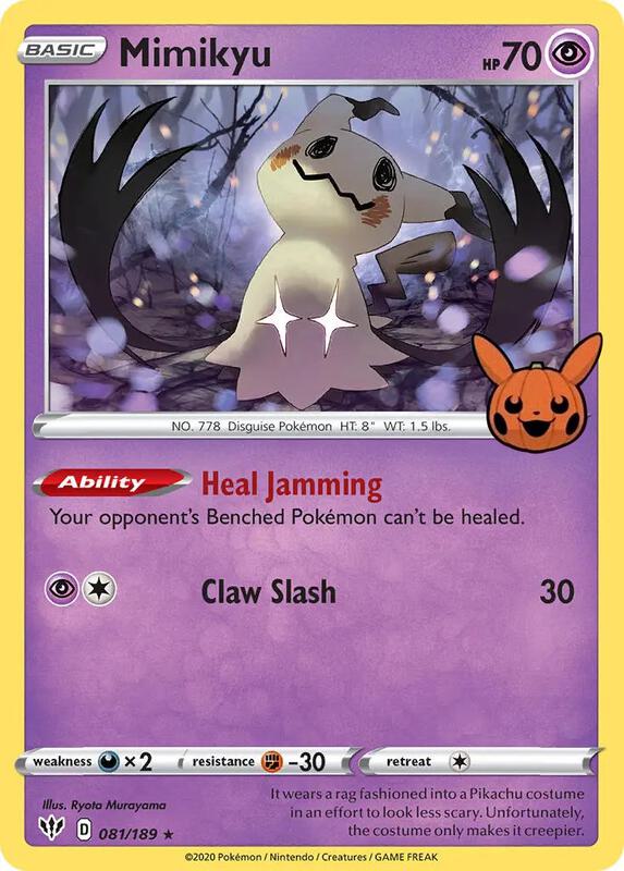 Mimikyu 081/189 from Trick or Trade BOOster Bundle