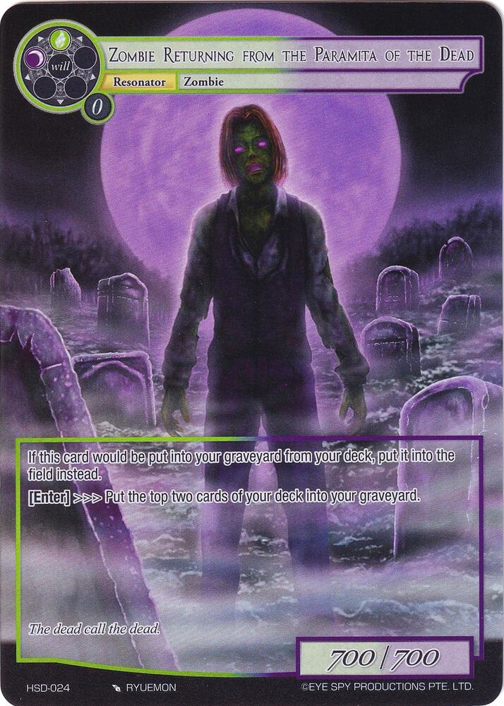 Zombie Returning from the Paramita of the Dead (Full Art)