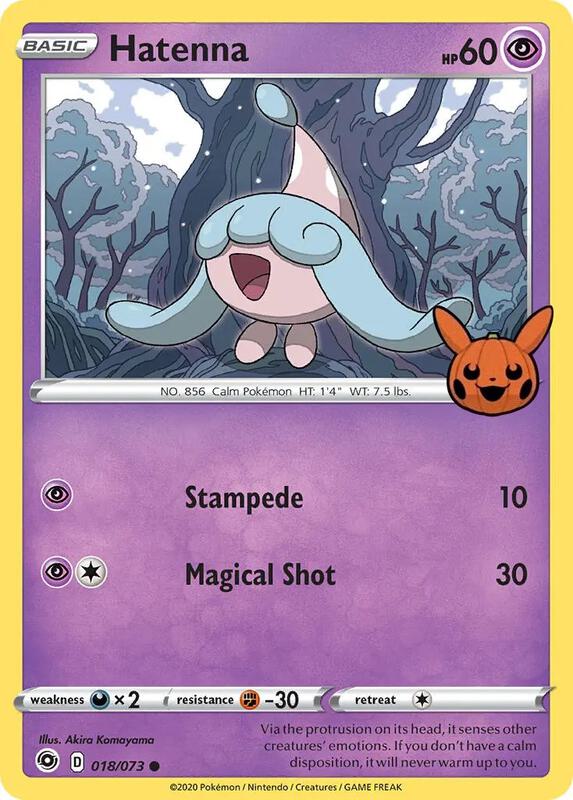 Hatenna 018/073 from Trick or Trade BOOster Bundle