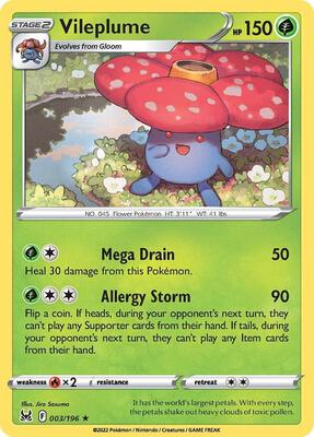 Vileplume - SWSH11: Lost Origin - Pokemon - TCGplayer.com