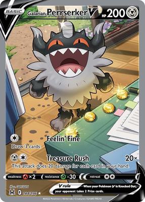 Galarian Perrserker V (Alternate Full Art) - SWSH11: Lost