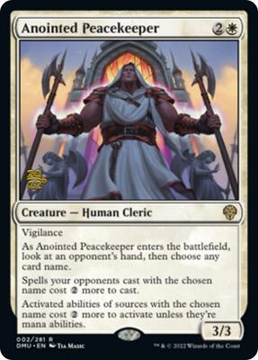 Anointed Peacekeeper #2 – Prerelease Cards (Rare)