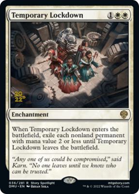 Temporary Lockdown #36 – Prerelease Cards (Rare)