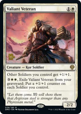 Valiant Veteran #38 – Prerelease Cards (Rare)