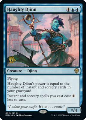 Haughty Djinn #52 – Prerelease Cards (Rare)