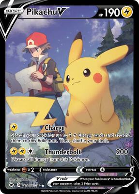 Pikachu V トレーディングカード Pikachu V - SWSH11: Lost Origin Trainer Gallery - Pokemon