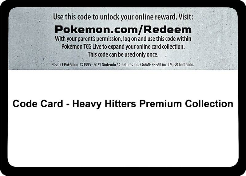 Code Card - Heavy Hitters Premium Collection  from SWSH10: Astral Radiance